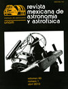REVISTA MEXICANA DE ASTRONOMIA Y ASTROFISICA封面